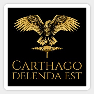 Ancient Rome - Carthago Delenda Est - Latin Quote - SPQR Magnet